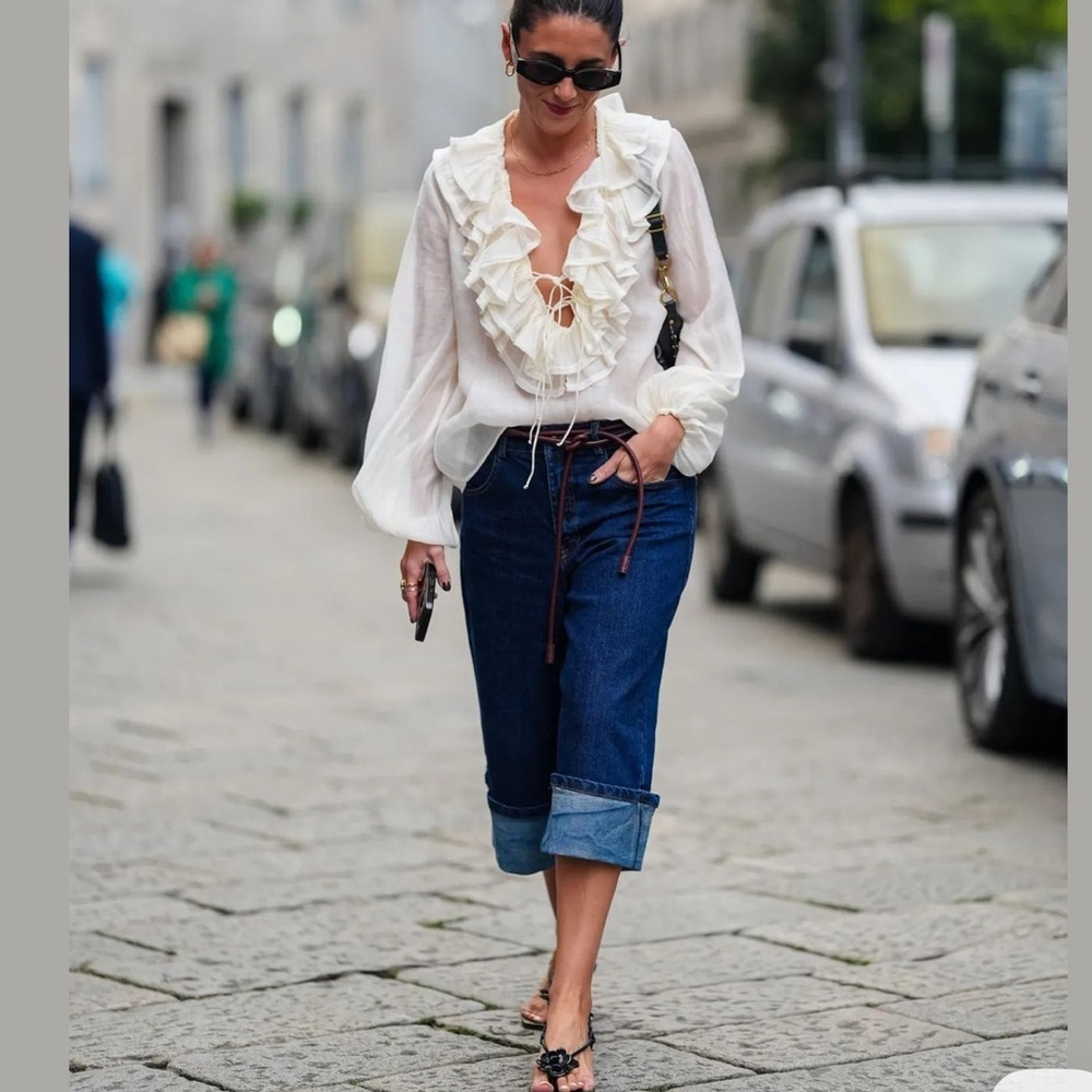 Denim Capris Pant